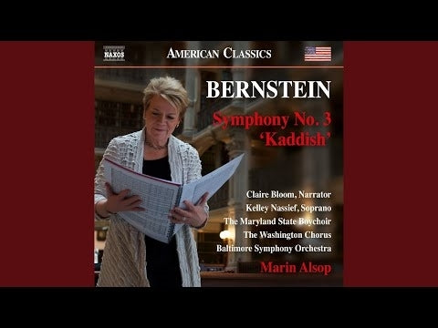 Bernstein: Symphony No. 3 "Kaddish" / Alsop, Baltimore Symphony