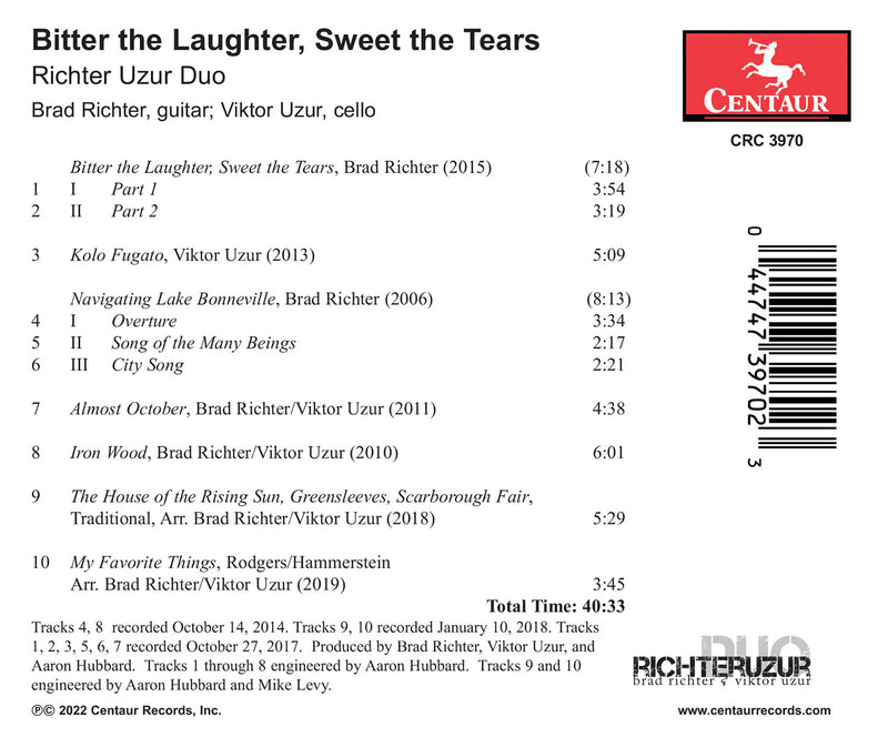 Bitter the Laughter, Sweet the Tears / Richter Uzur Duo