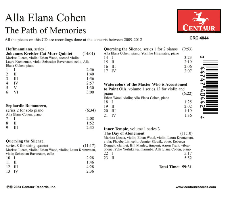 Cohen: The Path of Memories