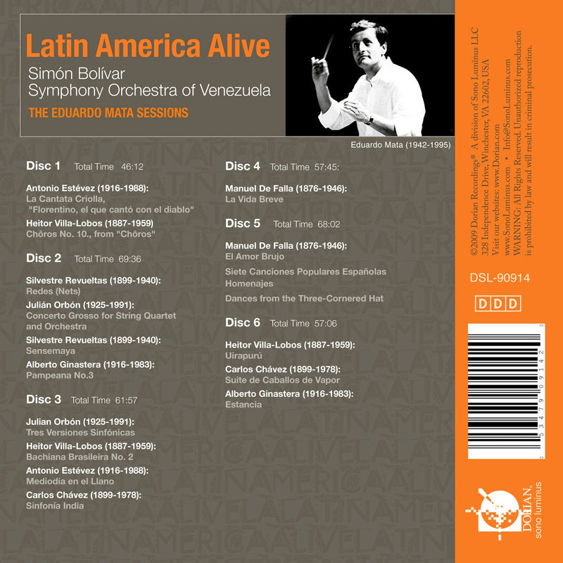 Latin America Alive / Mata, Simon Bolivar Symphony Orchestra