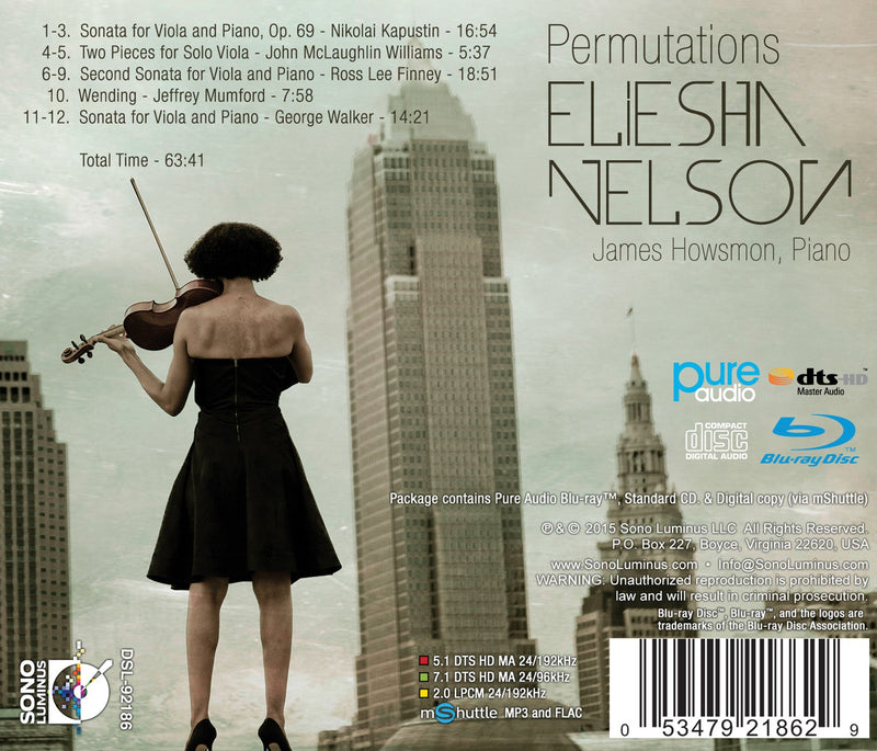 Permutations / Eliesha Nelson [CD & Blu-ray Audio]