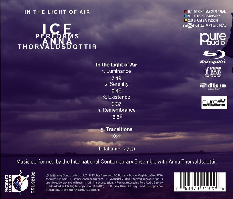 Thorvaldsdottir: In the Light of Air / International Contemporary Ensemble