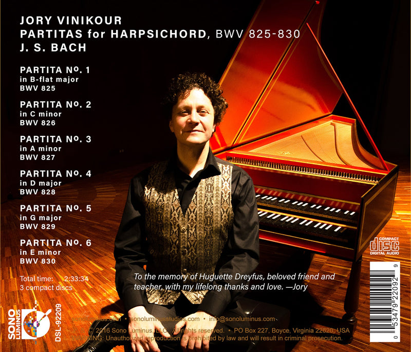 Bach: Partitas, BWV 825-830 / Vinikour