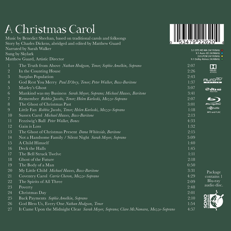 Sheehan: A Christmas Carol / Walker, Skylark Vocal Ensemble