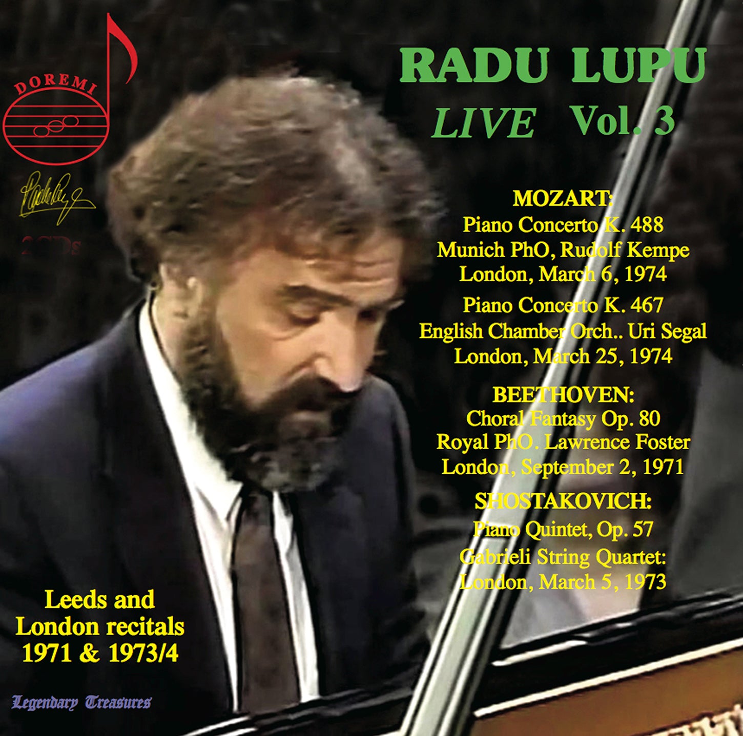 Radu Lupu Live, Vol. 3 - Mozart, Beethoven, Stravinsky, Chopin, Brahms, Shchedrin