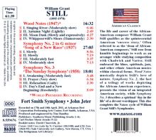 Still: Symphonies 2 & 3, Wood Notes / Jeter, Fort Smith Symphony