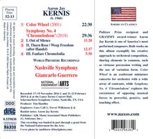 Kernis: Color Wheel & Symphony No. 4 / Guerrero, Nashville Symphony