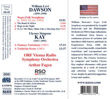 Dawson: Negro Folk Symphony - Kay: Fantasy Variations & Umbrian Scene / Fagen, VRSO