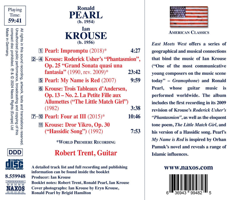 East Meets West - Krouse & Pearl: Solo Guitar Works