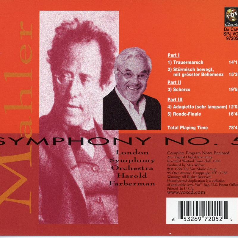 Mahler: Symphony No. 5 in C-Sharp Minor