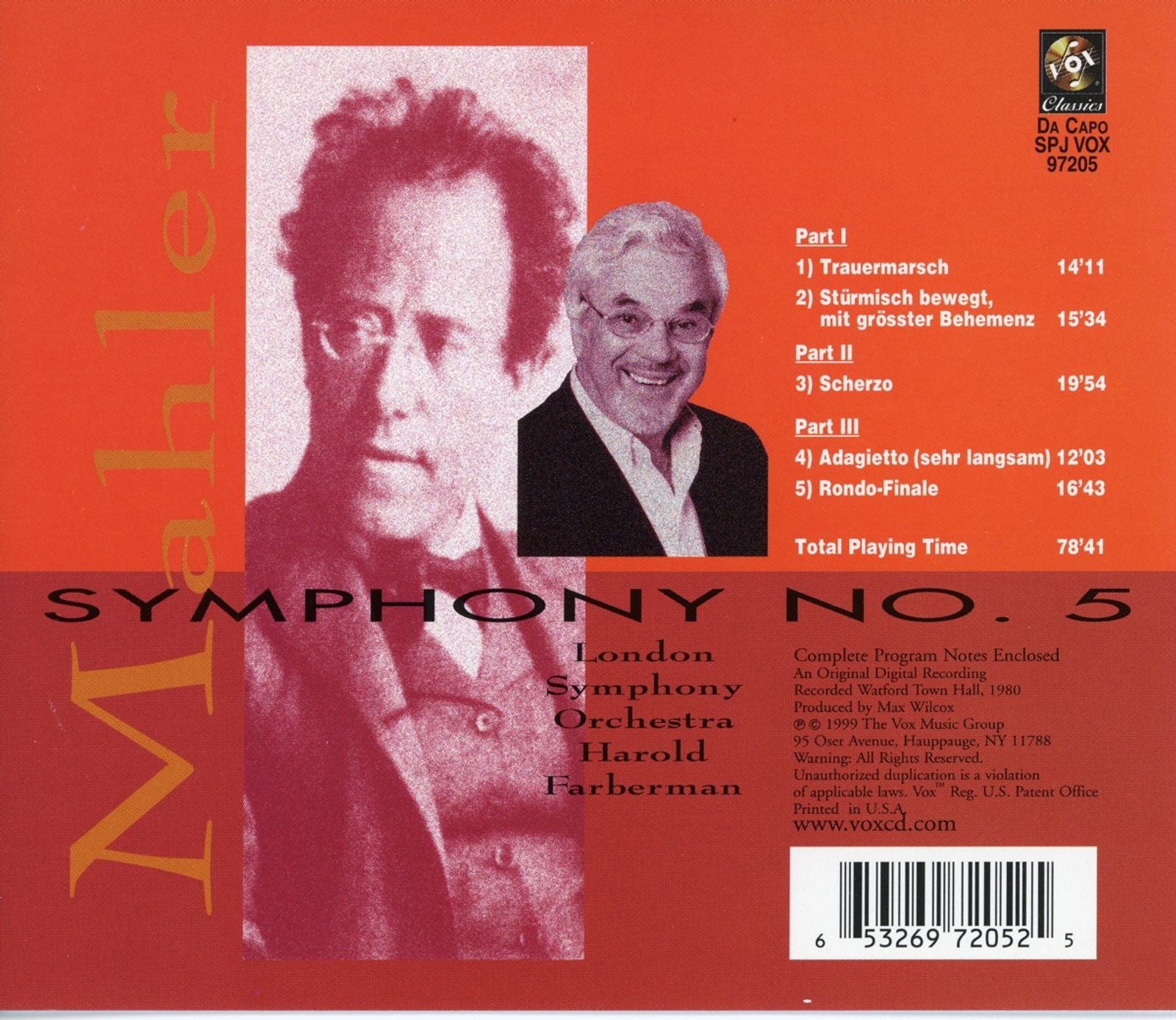 Mahler: Symphony No. 5 in C-Sharp Minor