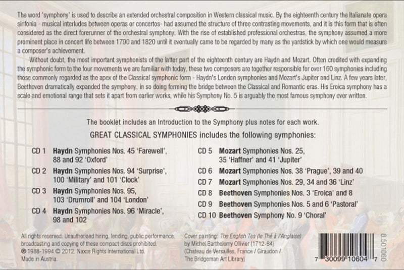 Great Classical Symphonies - Haydn, Mozart, Beethoven