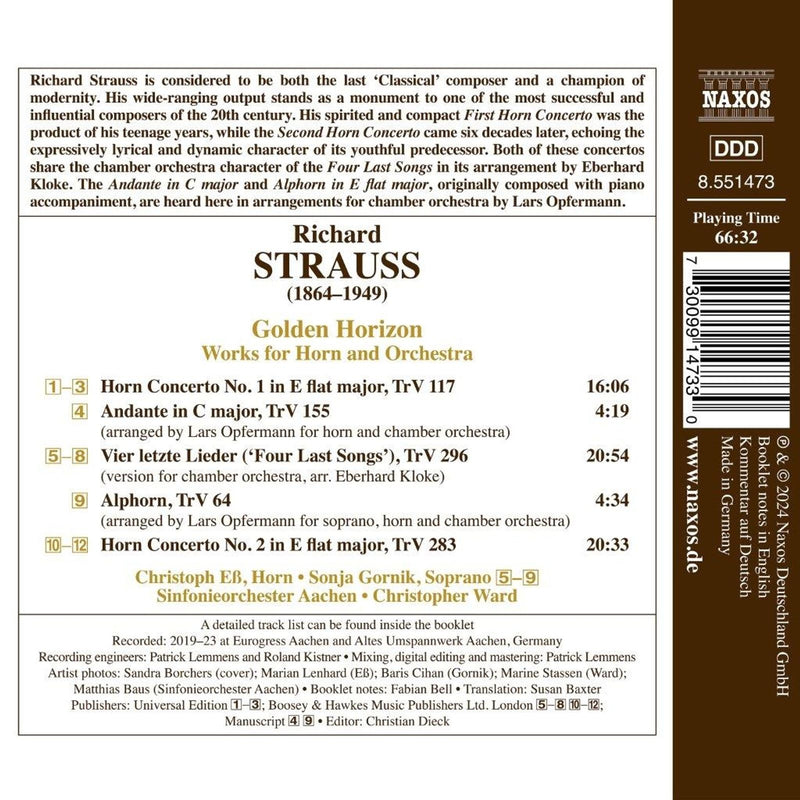 Golden Horizon - Strauss: Works for Horn and Orchestra