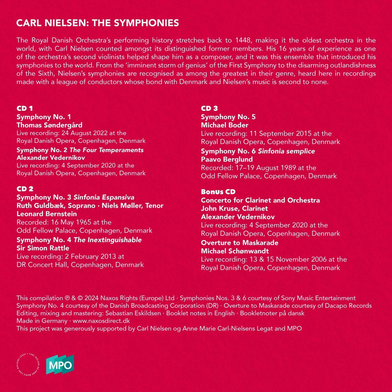 Nielsen: The Symphonies / Royal Danish Orchestra