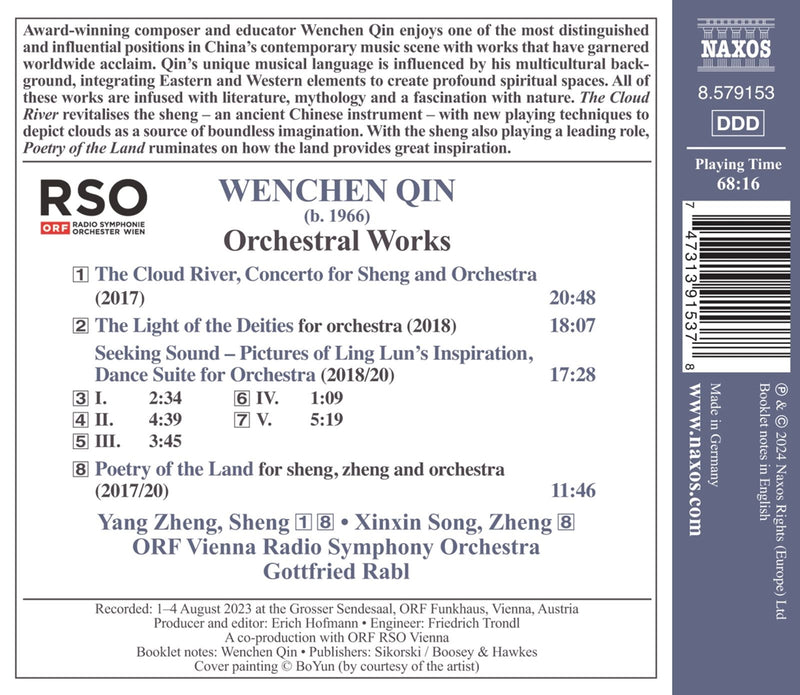 Wenchen Qin: Orchestral Works / Rabl, ORF Vienna Radio Symphony