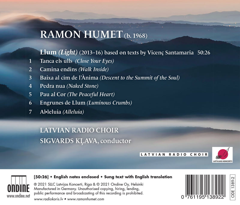 Humet: Light / Klava, Latvian Radio Choir