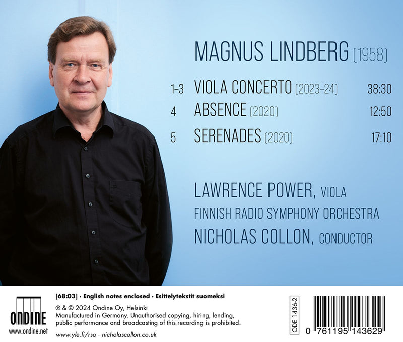 Lindberg: Music for Orchestra / Power, Collon, FRSO