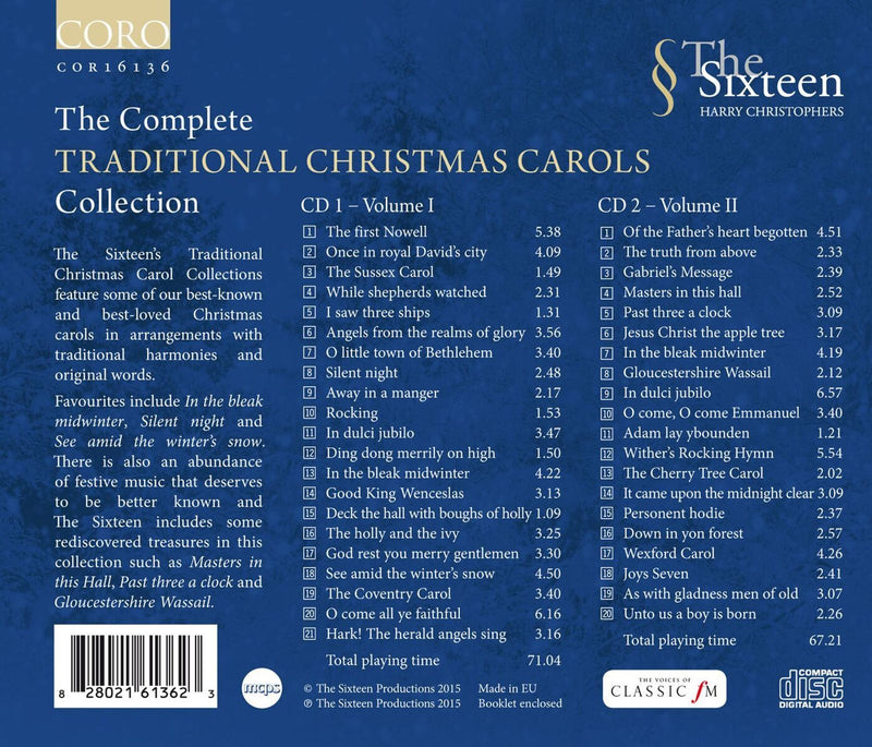 The Complete Traditional Christmas Carols Collection / Christophers, The Sixteen