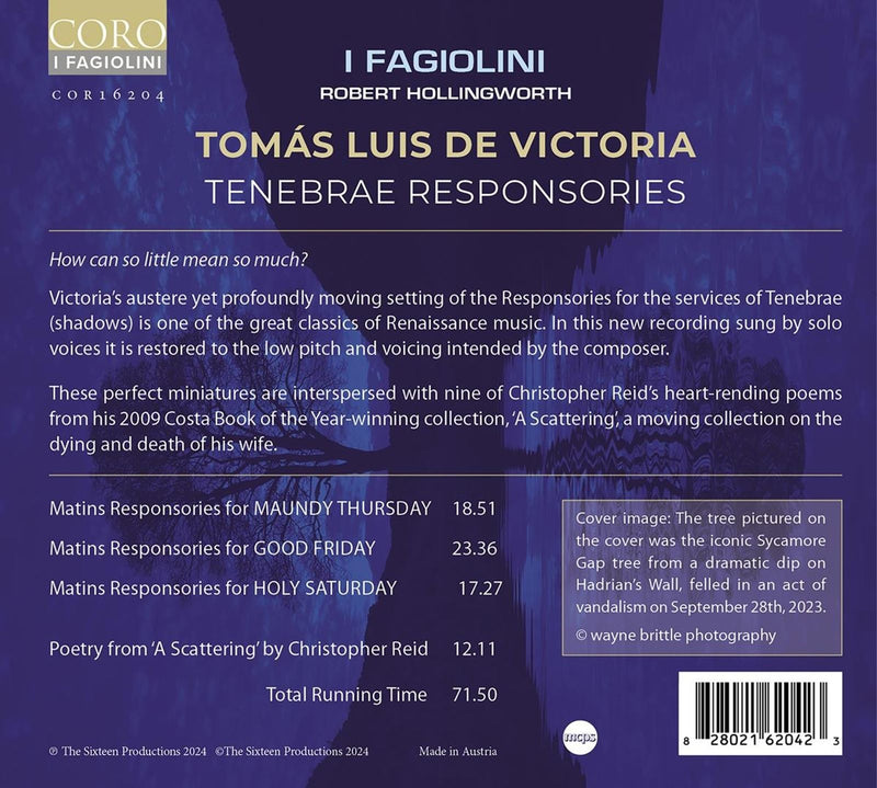 Victoria: Tenebrae Responsories / Hollingworth, I Faglioni