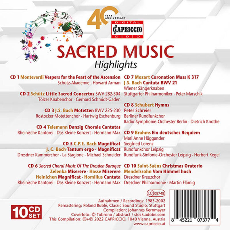 Sacred Music Highlights / Capriccio 40th Anniversary Edition