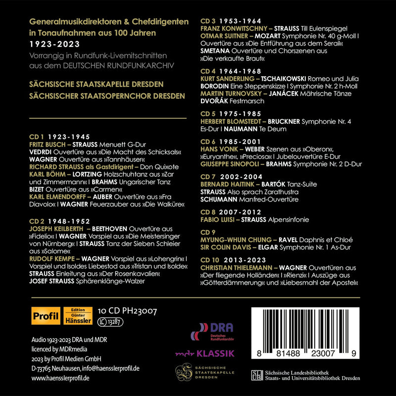 475 Years of the Saxon State Orchestra of Dresden
