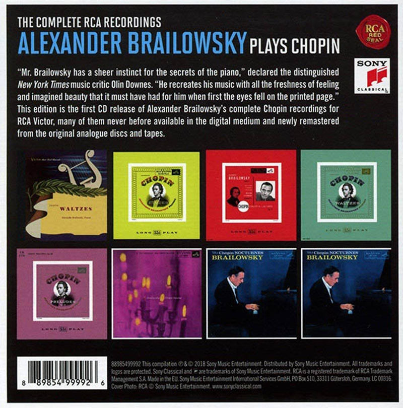 Alexander Brailowsky plays Chopin: Complete RCA Recordings