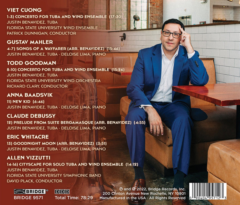 Debussy, Mahler, Baadsvik et al: Storytellers - Music for Tuba & Ensemble / Benavidez