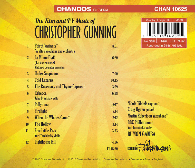 The Film & TV Music Of Christopher Gunning