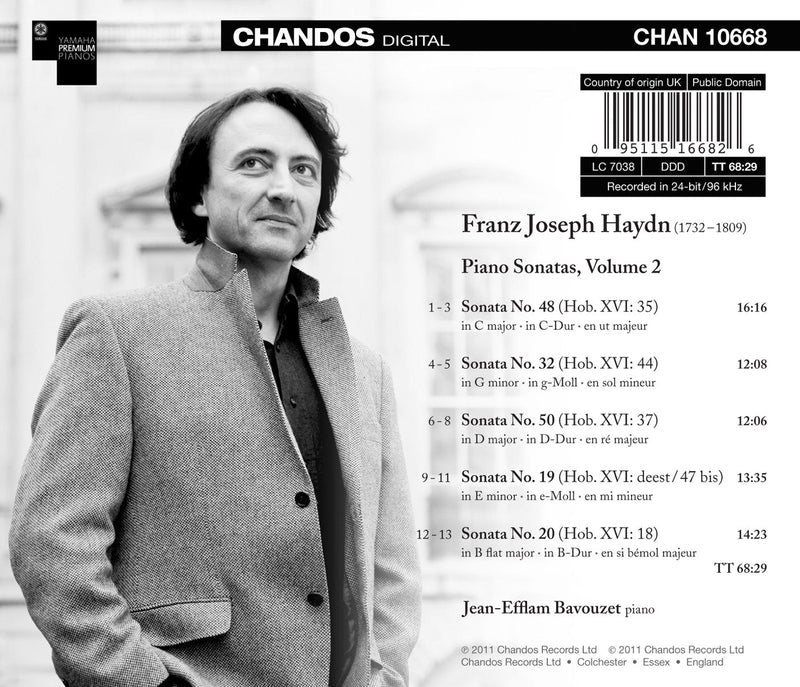 Haydn: The Complete Piano Sonatas, Vol. 2 / Bavouzet