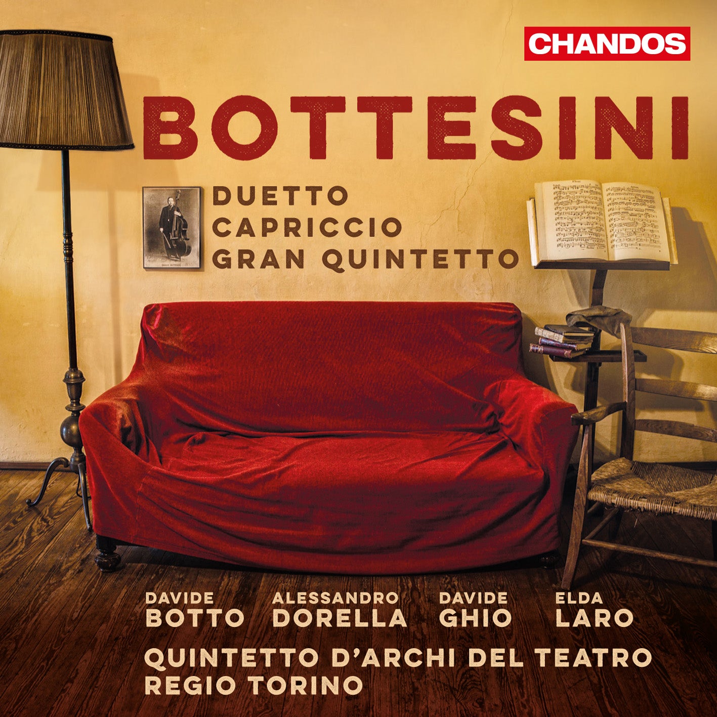 Bottesini: Duetto, Capriccio & Gran Quintetto / Torino Royal Theatre String Quintet