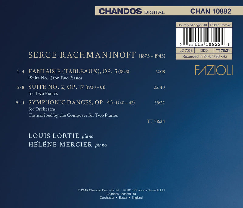Rachmaninoff: Piano Duets