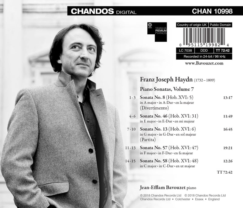 Haydn: The Complete Piano Sonatas, Vol. 7 / Bavouzet