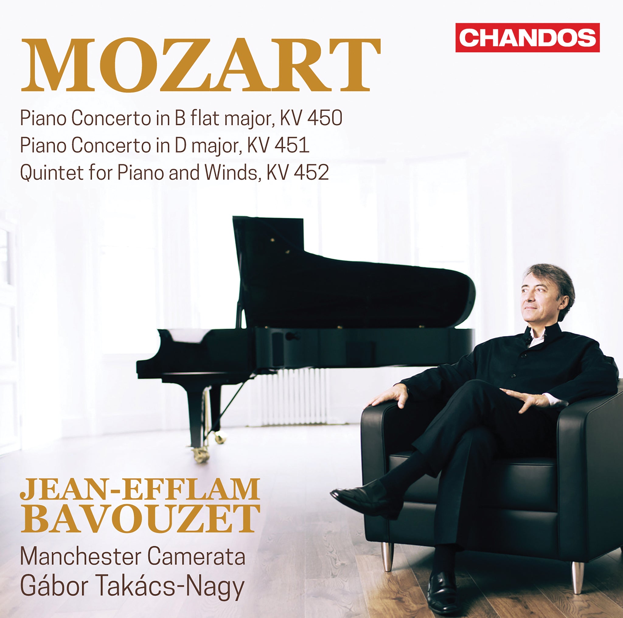 Mozart: Piano Concertos, Vol. 3 - K. 450 & 451; Quintet K. 452 / Bavouzet