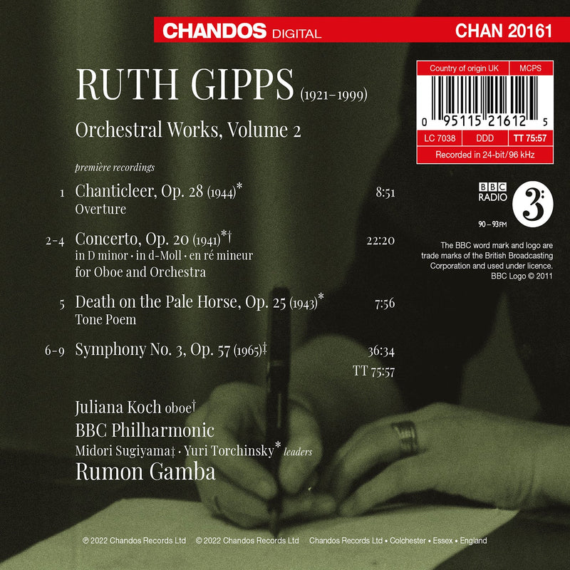 Gipps: Orchestral Works, Vol. 2 / Gamba, BBC Philharmonic