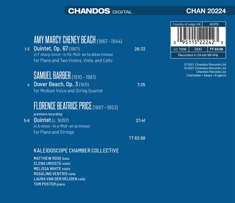 American Quintets / Kaleidoscope Chamber Collective