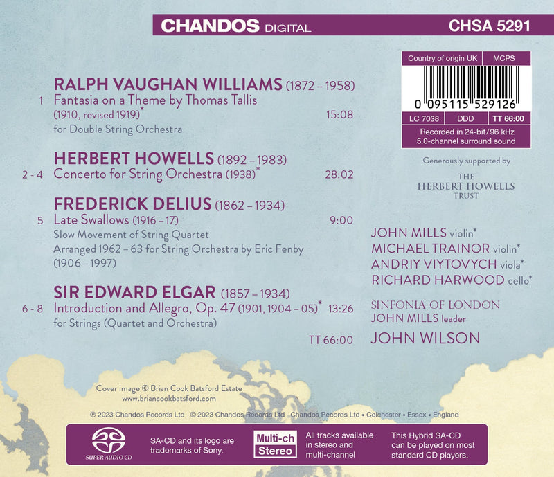 Music for Strings / Wilson, Sinfonia of London