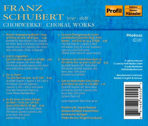 SCHUBERT: Choral Works