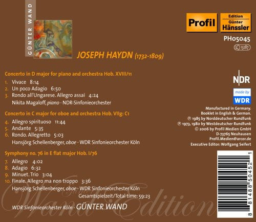 Haydn: Piano Concerto No. 11 / Oboe Concerto / Symphony No.