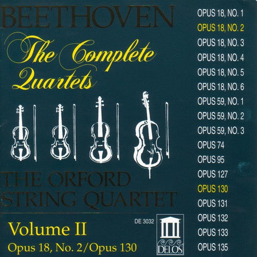 Beethoven, L.: String Quartets (Complete), Vol. 2 - Nos. 2 a