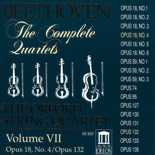 Beethoven, L.: String Quartets (Complete), Vol. 7 - Nos. 4 a