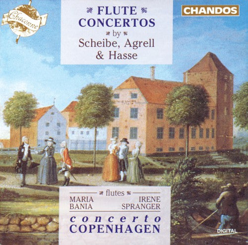 Flute Concertos By Scheibe, Agrelli, Hasse / Bania, Spranger