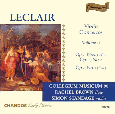 Leclair: Violin Concertos Vol 2 / Standage, Brown, Et Al