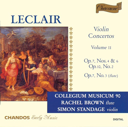Leclair: Violin Concertos Vol 2 / Standage, Brown, Et Al