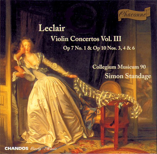 Leclair: Violin Concertos Vol 3 / Simon Standage