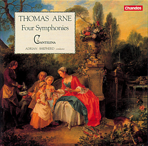 Arne: Four Symphonies / Adrian Shepherd, Cantilena