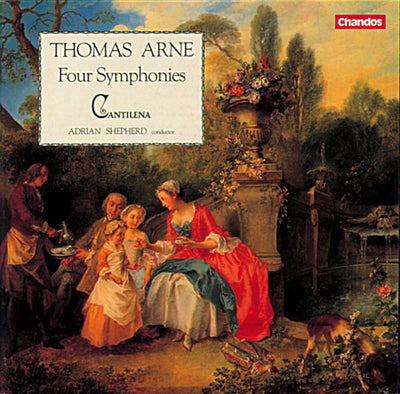 Arne: Four Symphonies / Adrian Shepherd, Cantilena