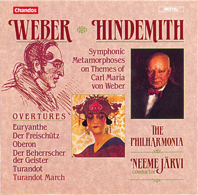 WEBER: Overtures / HINDEMITH: Symphonic Metamorphosis on The