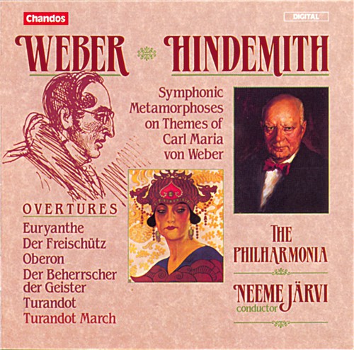 WEBER: Overtures / HINDEMITH: Symphonic Metamorphosis on The