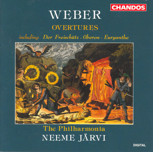 Weber: Overtures / Neeme Järvi, The Philharmonia