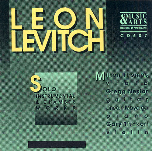 LEVITCH: Viola Sonata / Sonata for Solo Violin / Ricordo Di